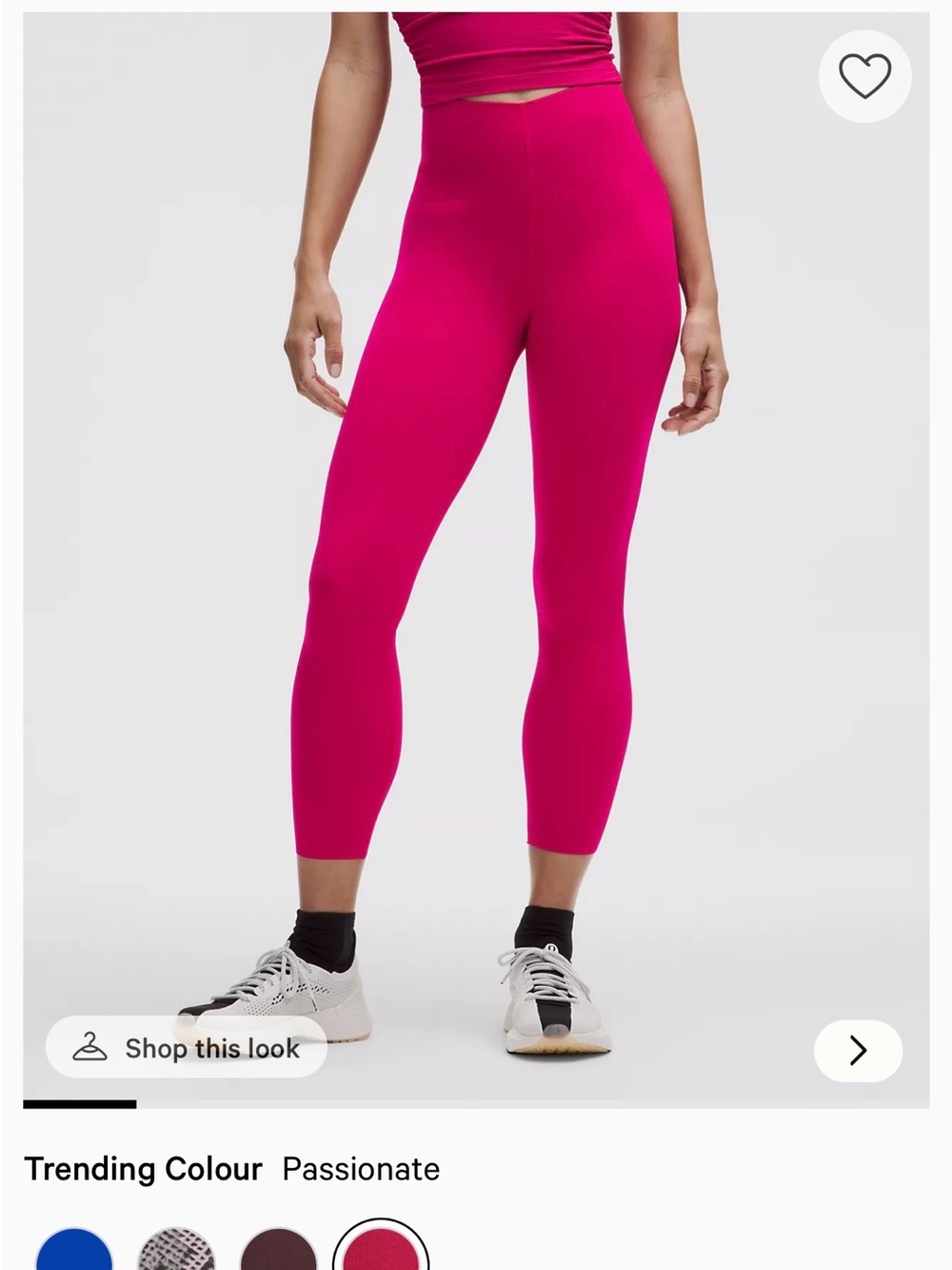 lululemon athletica Passionate Pink High-Rise Leggings